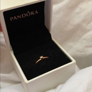 Pandora Rose Puzzle Heart ring